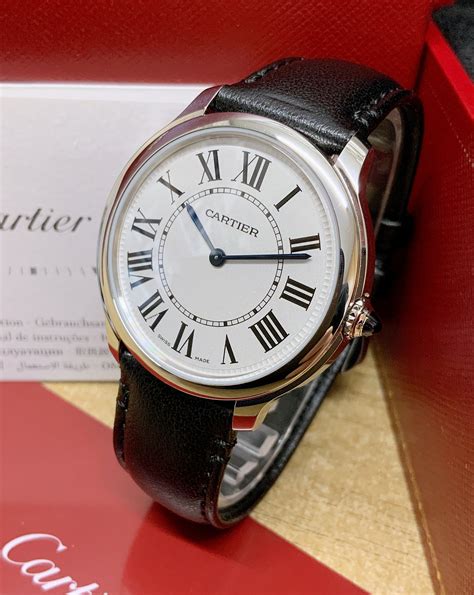 cartier curved watch|cartier ronde must 36mm.